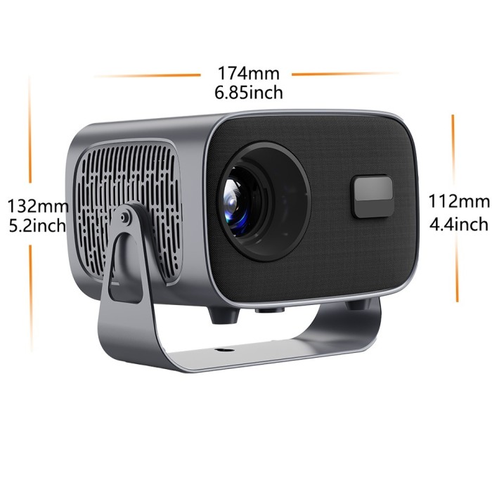 Máy chiếu mini 4K K670 Plus - Cao cấp, nhỏ gọn, kết nối WiFi Bluetooth, bảo hành 12 tháng