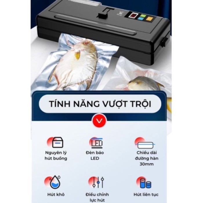 Máy hút chân không P280 – Giữ thực phẩm tươi lâu, bảo quản tiện lợi, bền bỉ theo thời gian