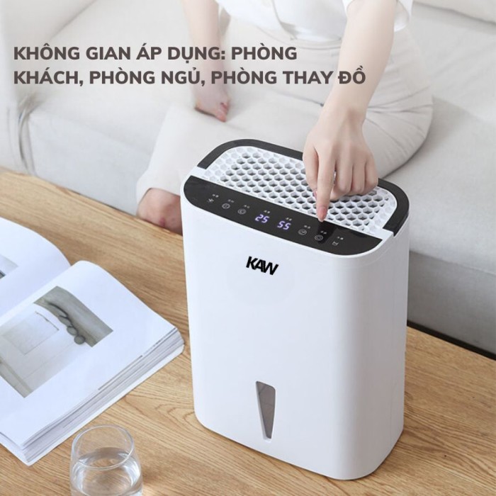 Máy Hút Ẩm Không Khí KAW K4L - Độ Ồn Thấp, Tiện Lợi Cho Phòng Ngủ, Phòng Khách, Ngăn Nấm Mốc - Bảo Hành 12 Tháng