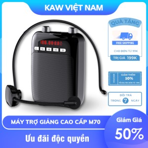 Loa Trợ Giảng Không Dây SWI/KAW M70 – Công Suất 15W, Âm Thanh Rõ Nét, Chống Hú, Giảm Tiếng Ồn