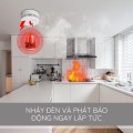 Thiết Bị Báo Khói Wifi Thông Minh PA-443W Bảo Vệ An Toàn Tuyệt Đối Cho Gia Đình Bạn