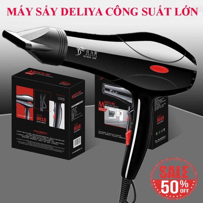 Máy Sấy Tóc DELIYA 2200W - Công Suất Mạnh Mẽ, Tiết Kiệm Điện Năng