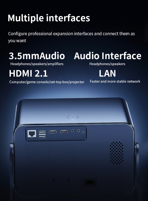 Máy chiếu 4K KAW C8pro - Trải Nghiệm Rạp Chiếu Phim Tại Nhà