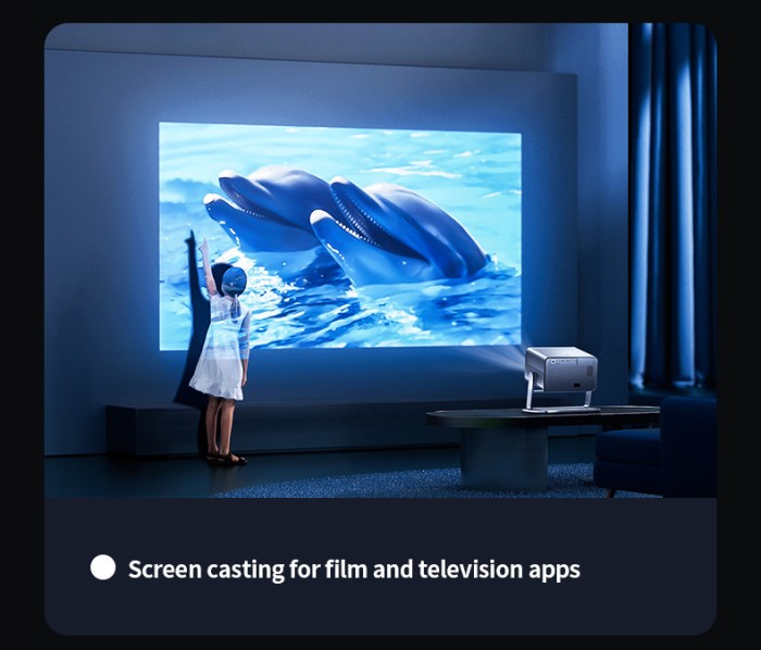 Máy chiếu 4K KAW C8pro - Trải Nghiệm Rạp Chiếu Phim Tại Nhà
