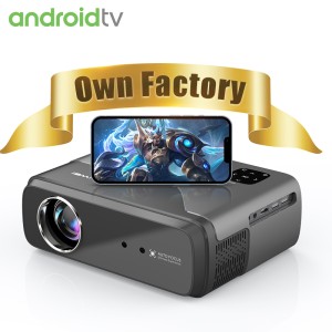 Máy chiếu KAW A8 Mini 4K - Trình Chiếu Chính Hãng Google, Hỗ Trợ Netflix, Full HD 1080P, WiFi & Bluetooth