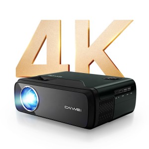 Máy chiếu KAW A8 9000 Lumens - Công Nghệ LED Hiện Đại, Độ Phân Giải Full HD, Hỗ Trợ 4K, Kết Nối WiFi & Bluetooth