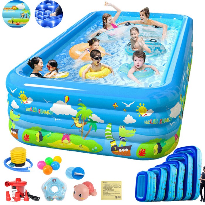 Bể Bơi Phao 180CM KAW Cho Bé – An Toàn, Bền Đẹp, Dễ Dàng Sử Dụng Tại Nhà