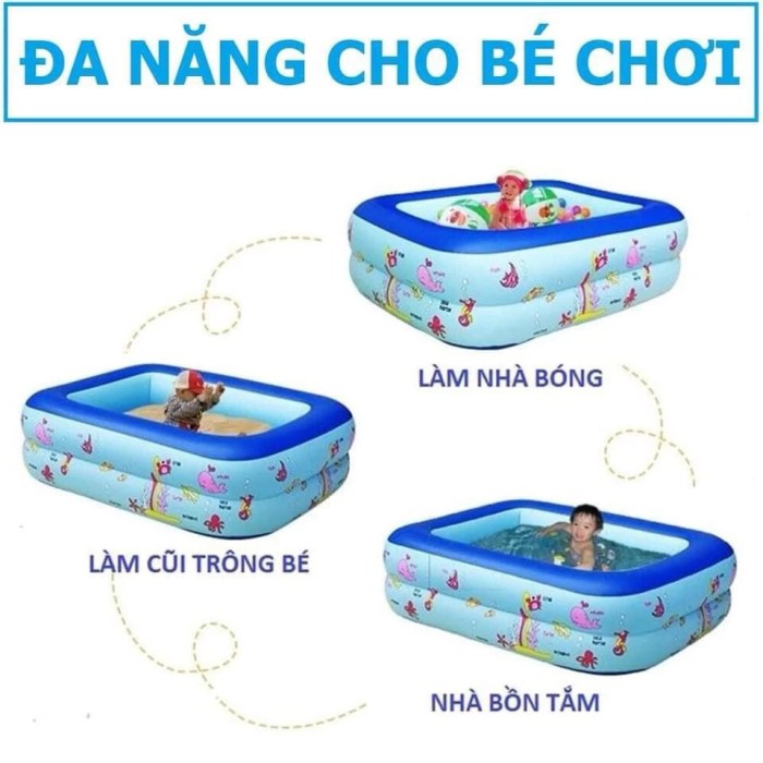 Bể Bơi Phao 150 CM KAW Cho Bé – An Toàn, Tiện Lợi, Vui Chơi Thú Vị