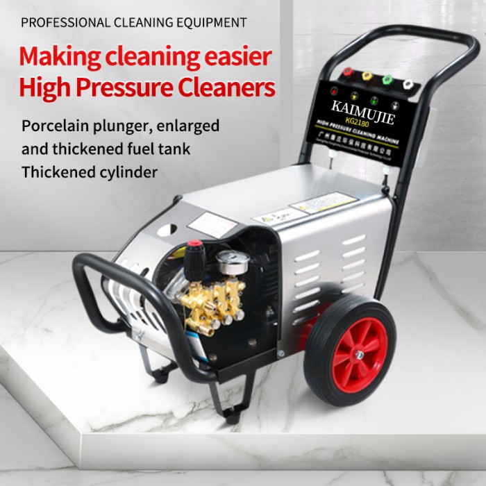 Máy Rửa Xe Cao Áp Kai Mu Jie KG2180 3000W – Hiệu Suất Làm Sạch Chuyên Nghiệp
