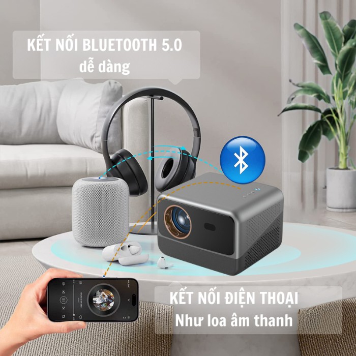 Máy chiếu Mini KAW KP960, Hệ điều hành Android, Hỗ Trợ Kết Nối Đa Dạng