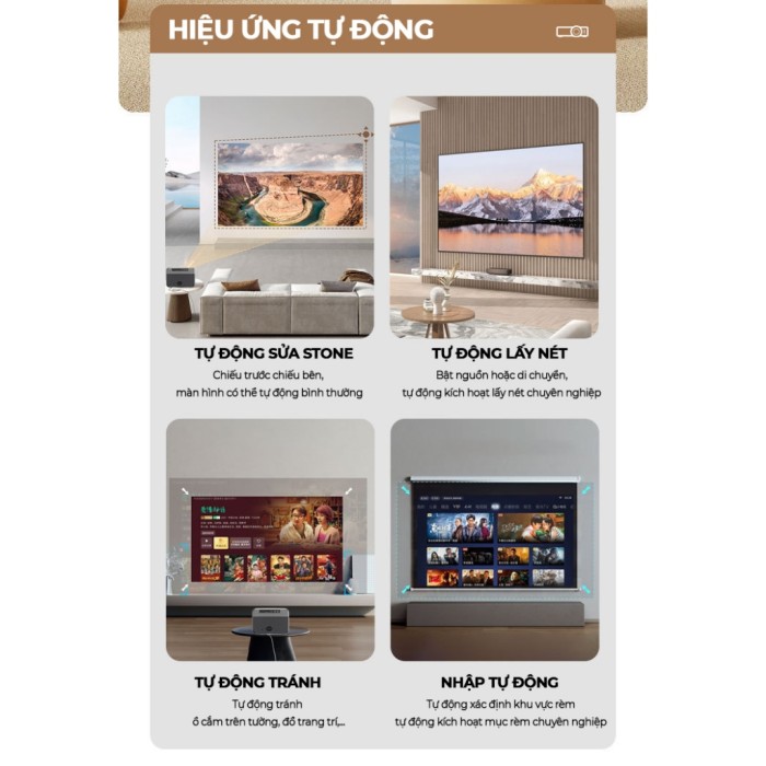 Máy chiếu Mini KAW KP960, Hệ điều hành Android, Hỗ Trợ Kết Nối Đa Dạng