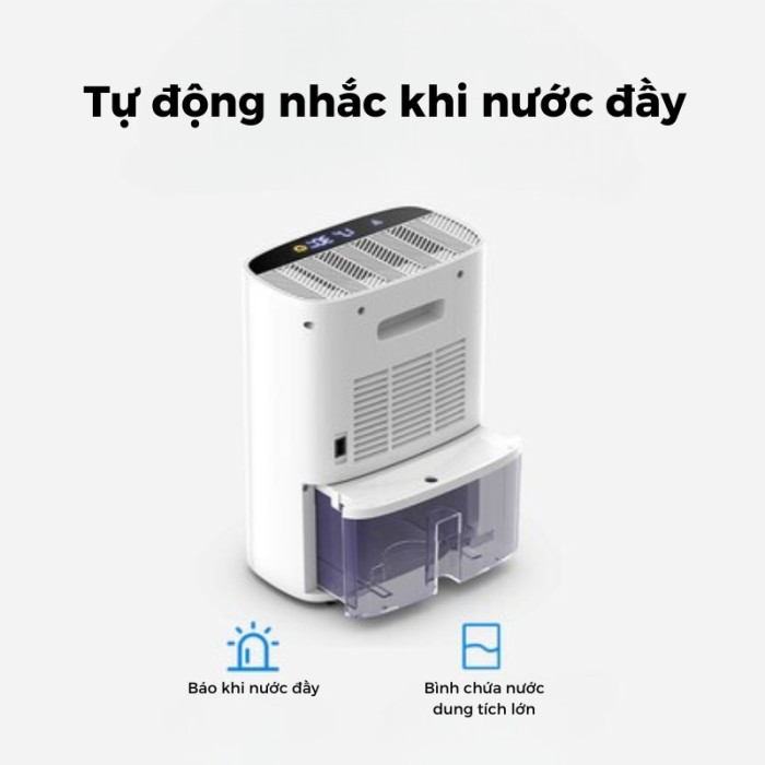 Máy Hút Ẩm KAW 4L, Máy hút ẩm gia đình dung tích lớn, Công nghệ Nhật Bản