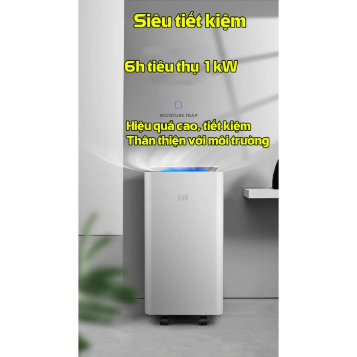 Máy Hút Ẩm KAW 12L, Lọc không khí, Bảo vệ sức khỏe hô hấp, Khử mùi hôi