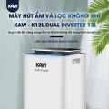 Máy Hút Ẩm KAW 12L, Lọc không khí, Bảo vệ sức khỏe hô hấp, Khử mùi hôi
