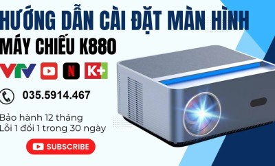 Hướng dẫn điều chỉnh hình thang máy chiếu K880